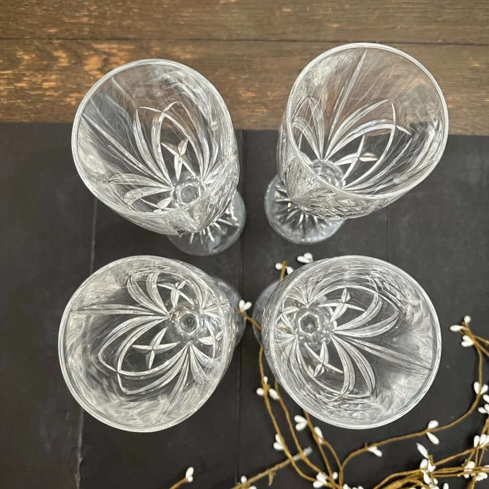 Marquis by Waterford 4 Piece Brookside Iced Beverage Glasses 8.5 inch tall